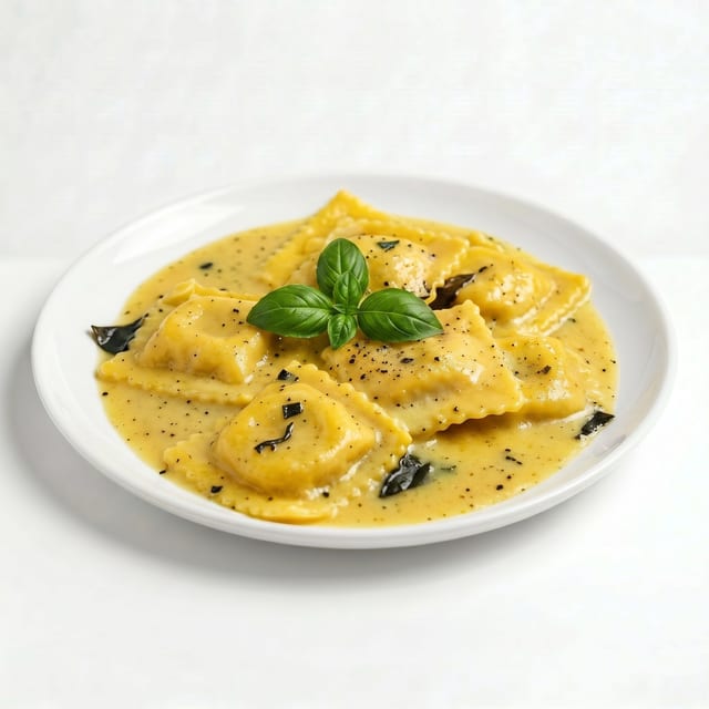 Roasted Pumpkin Ravioli.